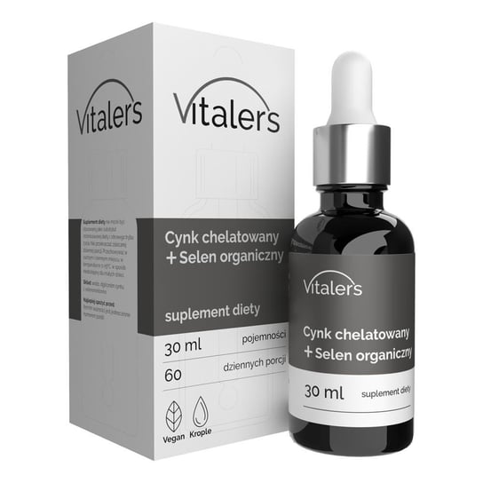 Vitaler's Cynk 15 Mg + Selen 200 Mcg Krople - Suplementy diety, 30ml Vitaler's