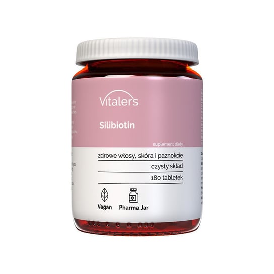 Vitaler's, Silibiotin (Skóra, włosy, paznokcie), Suplement Diety, 180 tab. Vitaler's