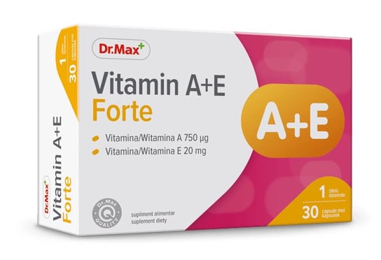 Vitamin A+E Forte Dr.Max, suplement diety, 30 kapsułek Dr.Max