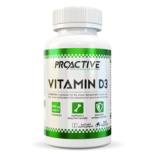 VITAMIN D3 4000ui - ProActive - 120 tabletek Proactive