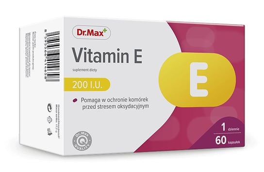 Vitamin E Dr.Max, suplement diety, 60 kapsułek Dr Max