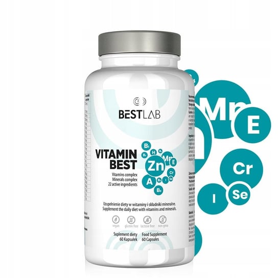 VitaMinBest BestLab komplex vitamin, Suplement diety, 60 kaps. Inna marka
