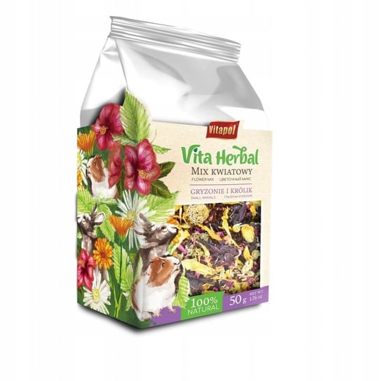 Vitapol Herbal Mix Kwiatowy Królik gryzoń 50g Vitapol