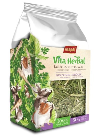 VITAPOL Vita Herbal dla gryzoni i królika łodyga pietruszki 50g Vitapol