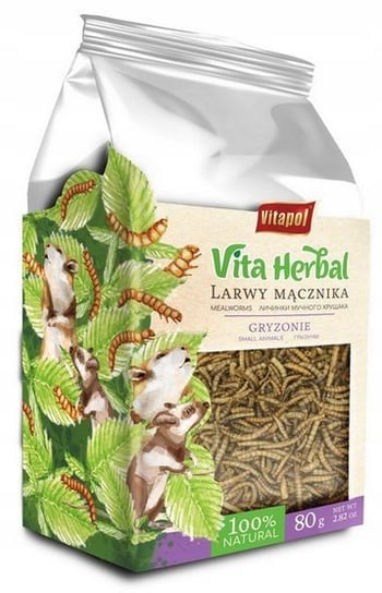 Vitapol Vita Herbal Larwy mącznika dla gryzoni 80g Vitapol
