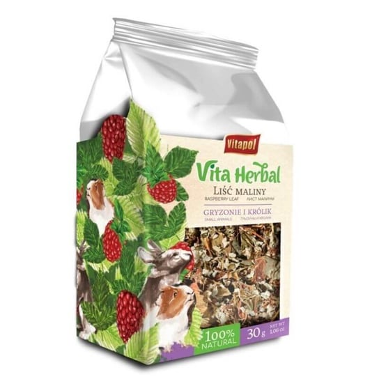 Vitapol Vita Herbal Liść Maliny- Zioła Dla Gryzoni I Królików 40G Vitapol