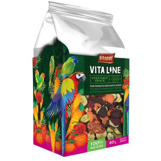 Vitapol - Warzywna Przekąska Dla Papug I Ptaków Egzotycznych 80G Vitapol