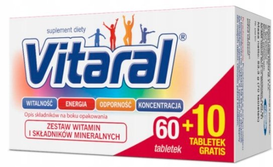 Vitaral, suplement diety, 70 tabletek Bausch Health Poland