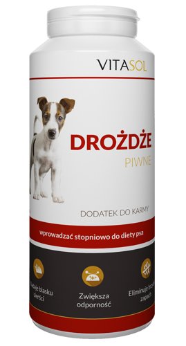 VITASOL Drożdże piwne dla psa witaminy 1kg Vitasol
