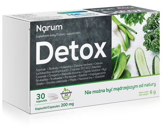 Vitaway, Narum Detox 200 Mg, Suplement diety, 30 tab. Narum