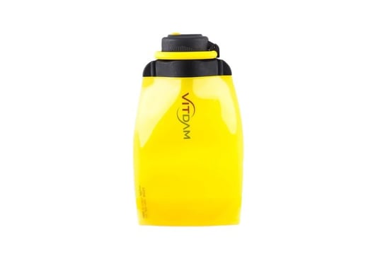 Vitdam, Bidon, eco-friendly BPA Free, 500 ml, żółty Vitdam