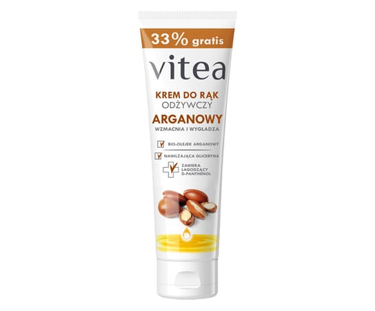 Vitea, krem do rąk odżywczy arganowy, 100 ml Vitea