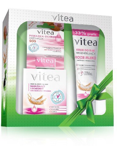 Vitea, zestaw kosmetyków Kozie mleko, 3 szt. Vitea