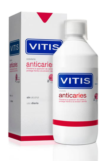 Vitis Anticaries, Płyn Przeciwpróchniczy, 500ml Vitis