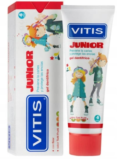 Vitis, Junior, Pasta do zębów w żelu, 75 ml Vitis