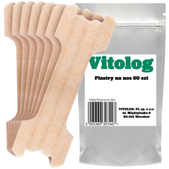 Vitolog, Plastry na nos chrapanie oczyszczające ułatwiające oddychanie antychrapacz Vitolog