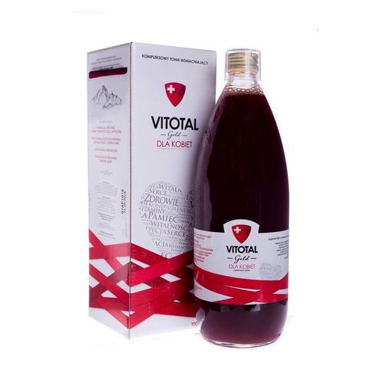 Vitotal Gold, dla kobiet, suplement diety, 1000 ml Aflofarm