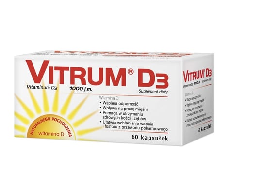 Vitrum D3, suplement diety, 120 kaps Vitrum