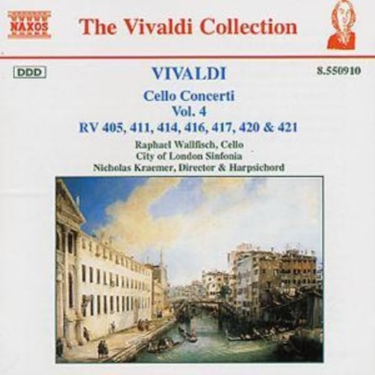 Vivaldi: Cello Concerti. Volume 4 Kraemer Nicholas