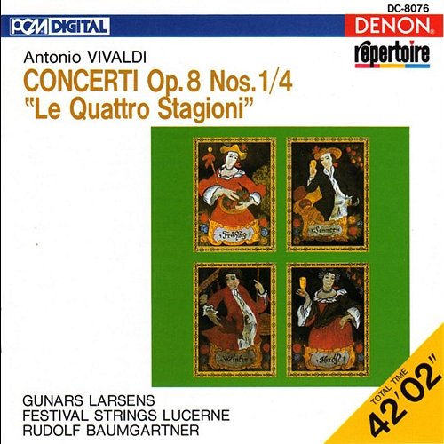 Vivaldi: Concerti Op. 8 Nos. 1-4 "Le Quattro Stagioni" Rudolf Baumgartner, Festival Strings Lucerne, Antonio Vivaldi