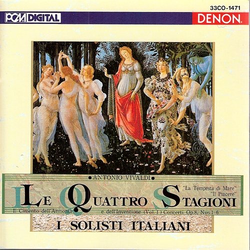 Vivaldi: Il Cimento dell'armonia e dell'inventone (Vol.1), Concerti Op. 8, Nos. 1 - 6 Takashi Baba, I Solisti Italiani
