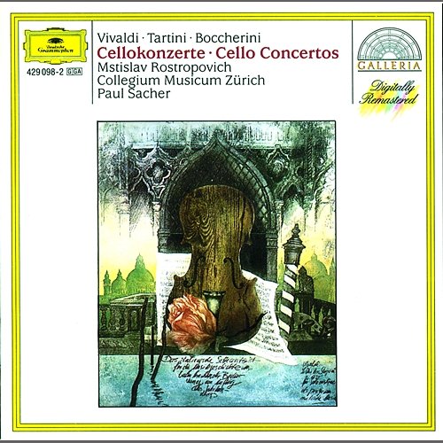 Vivaldi / Tartini / Boccherini: Cello Concertos Mstislav Rostropovich, Alexandre Stein, Martin Derungs, Collegium Musicum Zurich, Paul Sacher