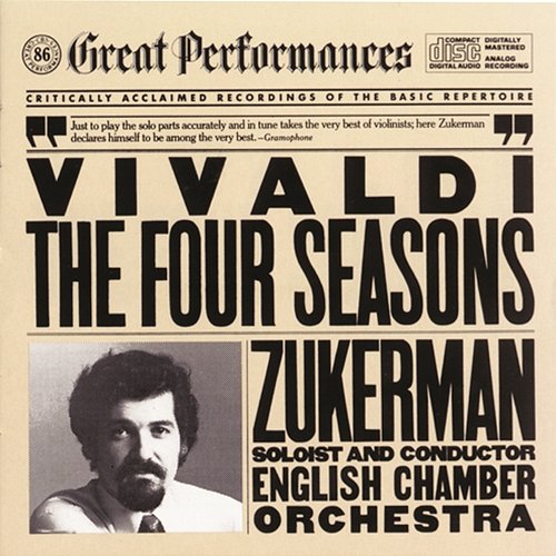 Vivaldi: The Four Seasons, Op. 8 Pinchas Zukerman, English Chamber Orchestra
