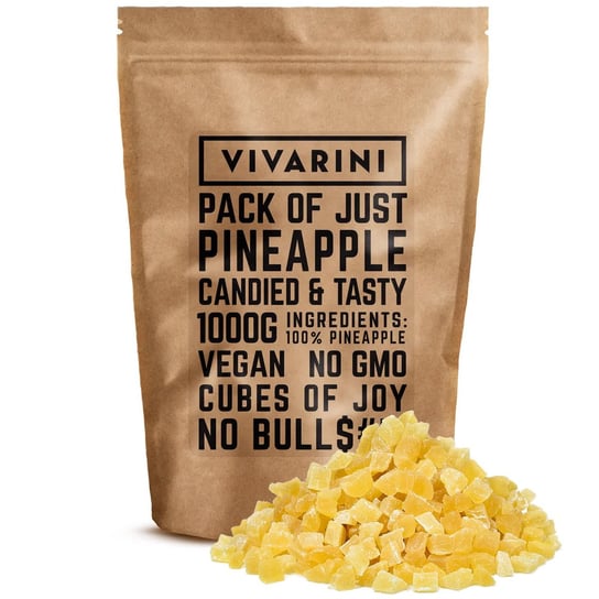 Vivarini – Ananas kandyzowany 1 kg Vivarini