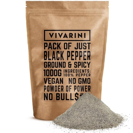 Vivarini – Pieprz czarny (mielony) 1 kg Inny producent