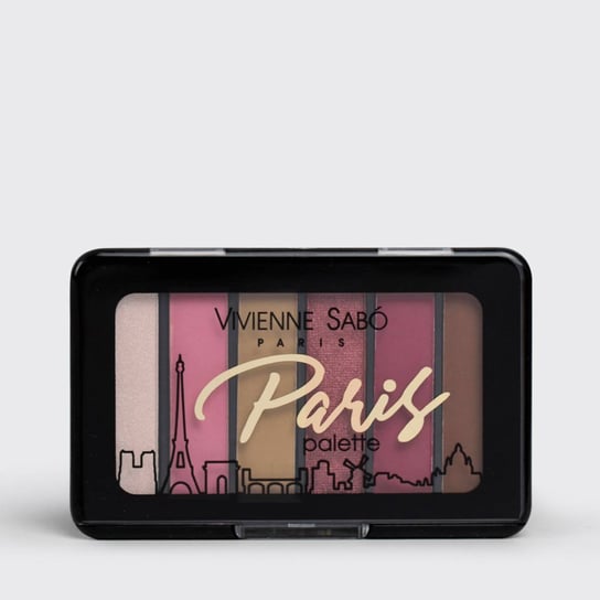 Vivienne Sabó, PARIS, Mini paleta cieni do powiek, 04 Nude shades of Montmartre Vivienne Sabó