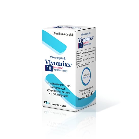 Vivomixx®, Suplement diety w postaci mikrokapsułek, 30 kaps. Pharmabest