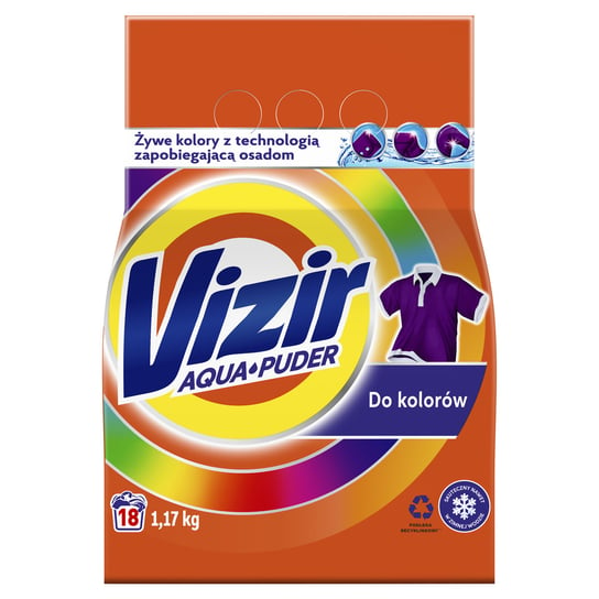 Vizir Color, Proszek do prania Aqua Powder, 1.17kg, 18 prań Vizir