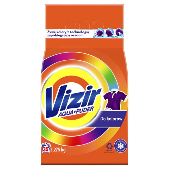 Vizir Color, Proszek do prania Aqua Powder, 2.275kg, 35 prań Vizir