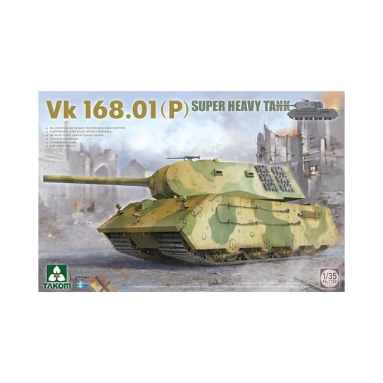 Vk 168.01 (P) Super Heavy Tank 1:35 Takom 2158 Takom