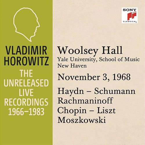 Vladimir Horowitz in Recital at Yale University, New Haven, November 3, 1968 Vladimir Horowitz