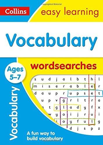 Vocabulary Word Searches Ages 5-7 Collins Educational Core List