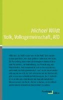 Volk, Volksgemeinschaft, AfD Wildt Michael