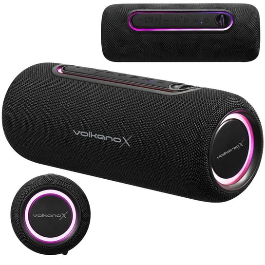 Volkano X VXS100 Series Przenośny głośnik Bluetooth z oświetleniem RGB Inna marka