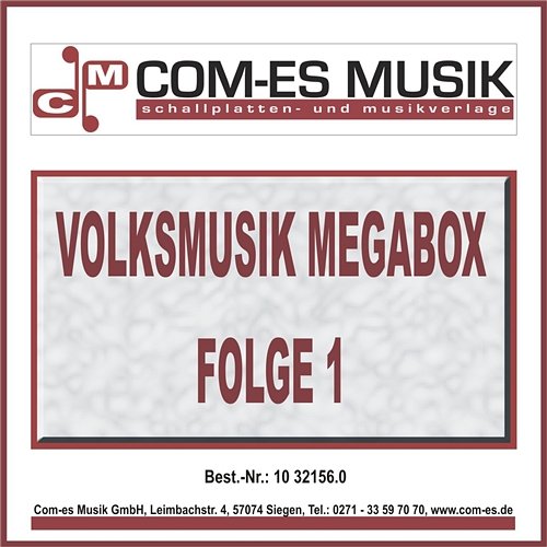Volksmusik Megabox, Folge 1 Various Artists
