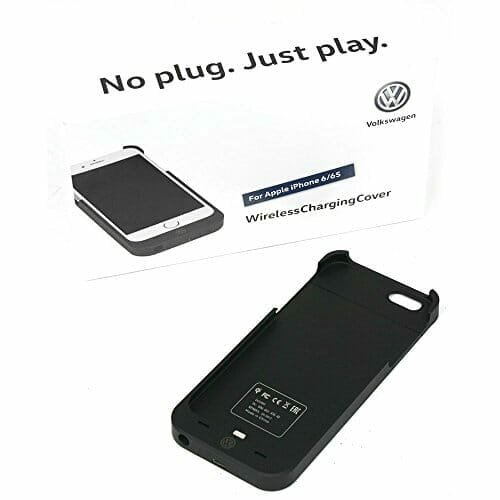 Volkswagen 00051435Ae Adapter Do Telefonu Komórkowego Wireless Charging Cover, Apple Iphone 6/6S, Czarny Apple