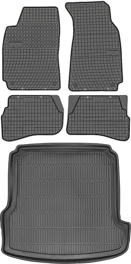 Volkswagen Passat B5 Kombi od 1997-2005r. Bagażnik MAX-DYWANIK 912309 + Dywaniki FROGUM 0396 Max-Dywanik