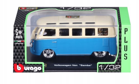 Volkswagen Van Samba Niebieski 1:32 Bburago 42004 Bburago