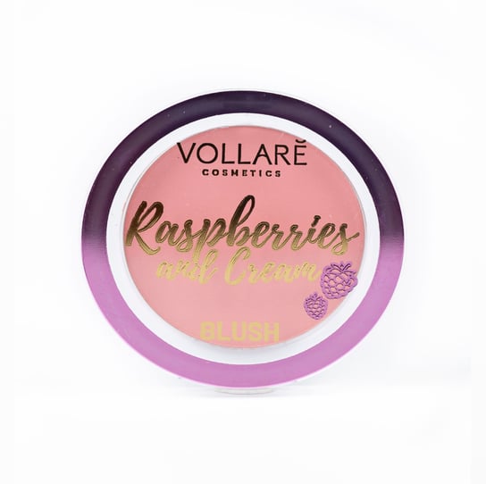 Vollare Cosmetics, Raspberries and Cream róż do policzków 02 Yummy Blush 5g Vollare Cosmetics