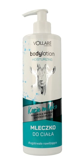 Vollare, Kozie Mleko, mleczko do ciała długotrwale nawilżające. 400 ml Vollare