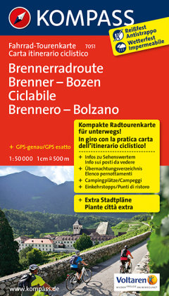 Vom Brenner nach Bozen 1 : 50 000 Kompass Karten Gmbh, Kompass-Karten Gmbh