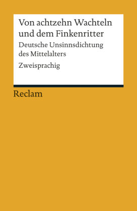 Von achtzehn Wachteln und dem Finkenritter Reclam Philipp Jun., Reclam Philipp