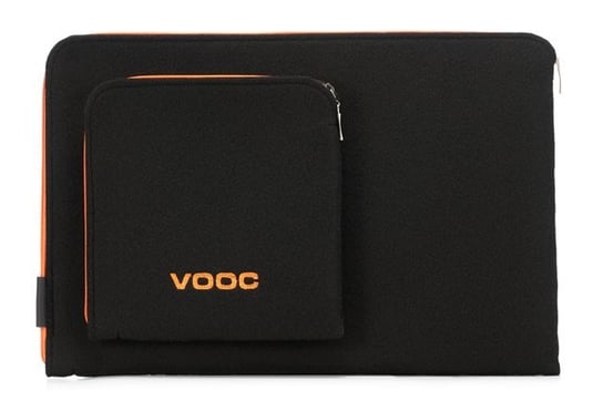 Vooc, Etui na laptop skórzany męski, EPD1 Black Vooc