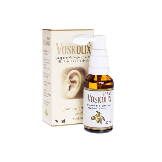 Voskolix, Preparat w spray'u do higieny uszu dla dzieci i dorosłych, 30 ml Voskolix