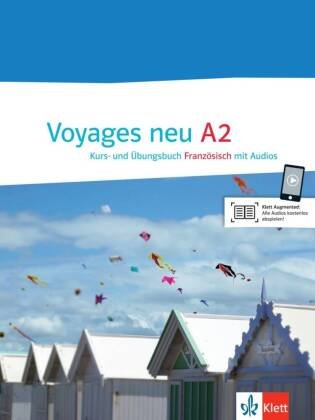 Voyages - Neue Ausgabe A2. Kurs- und Übungsbuch mit 2 Audio-CDs Klett Sprachen Gmbh