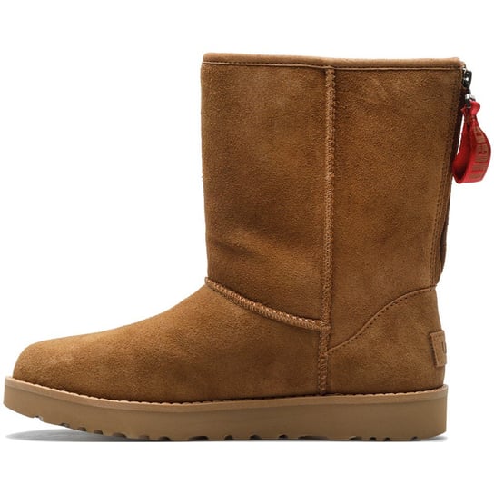 W Classic Short Logo Zip UGG